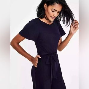 NWT Boden Camille Ponte Jumpsuit in Navy